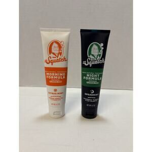 Dr. Squatch Natural Teeth Whitening Toothpaste Kit - Day and Night Flouride Free